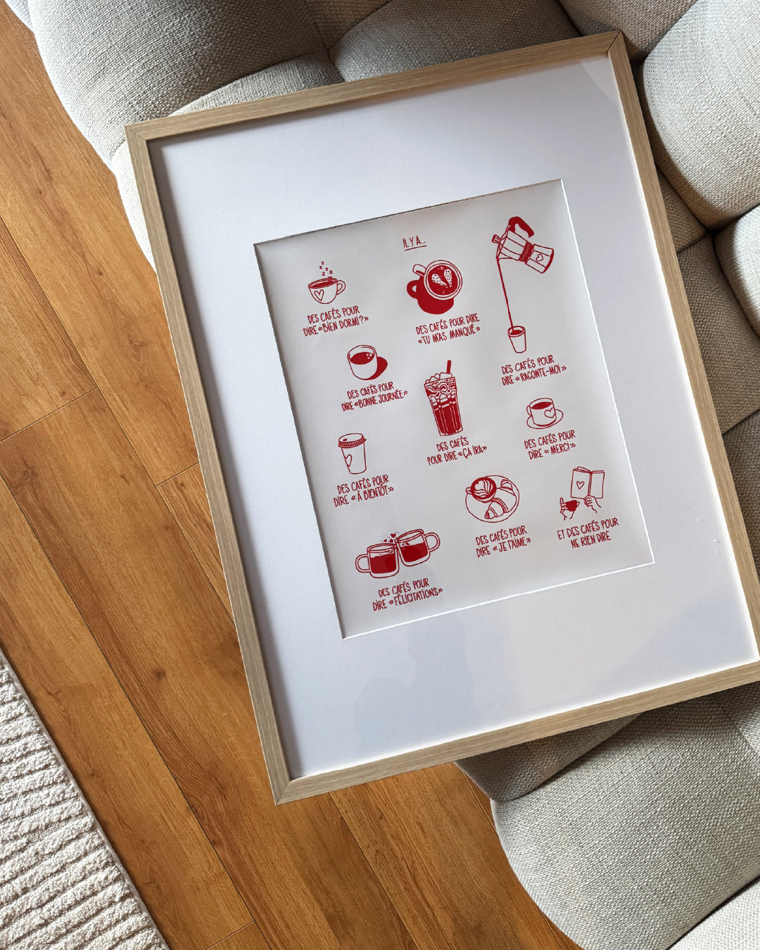 Affiche - Nos cafés préférés